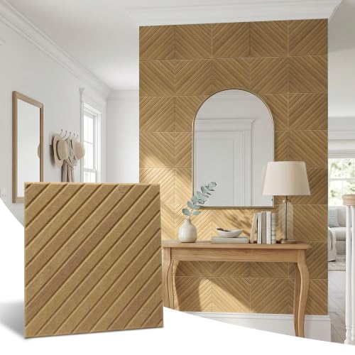 Diagonal Wall Paneling