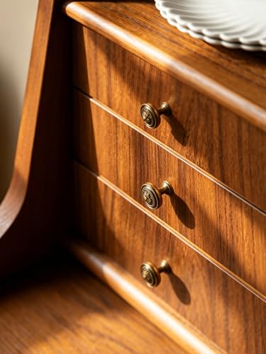 Antique Brass Cabinet Knobs 5 Pack