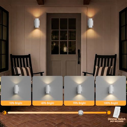 Aluminum Cylinder Up Down Lights