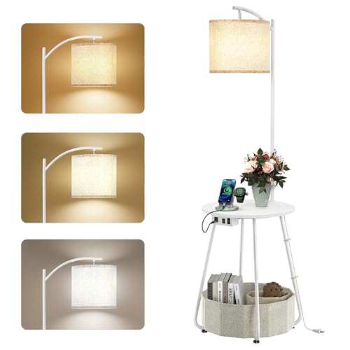 Floor Lamp with Table