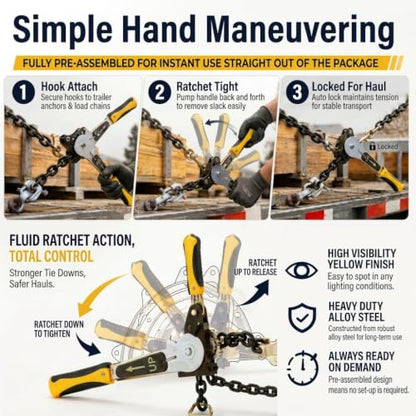 Ratcheting Chain Binder Kit