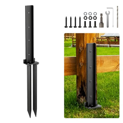 8 Pcs Fence Post Anchor Kit