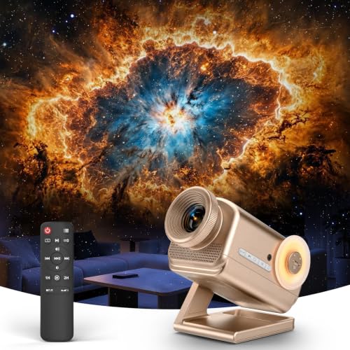 3D Projector 60 Themes HD 3D Galaxy Projector with Bluetooth Speaker & Remote