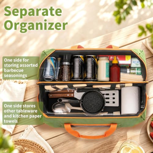 22'' Grill Tool Storage Bag with Inner Divider