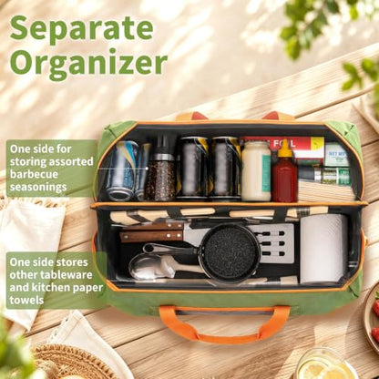 22'' Grill Tool Storage Bag with Inner Divider