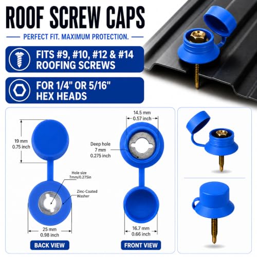 Plastic Screw Covers caps for Roofing