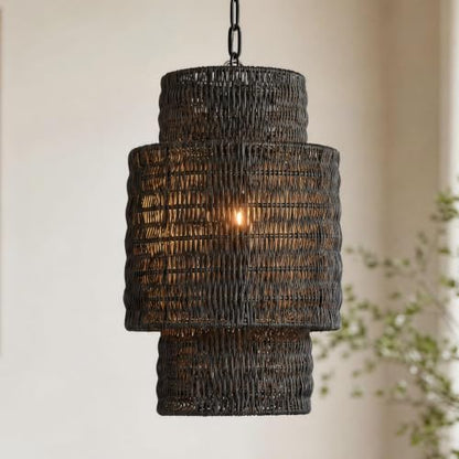 Farmhouse Rattan Lighting