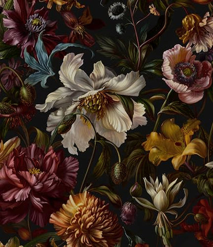 Vintage Boho Floral Peel and Stick Wallpaper