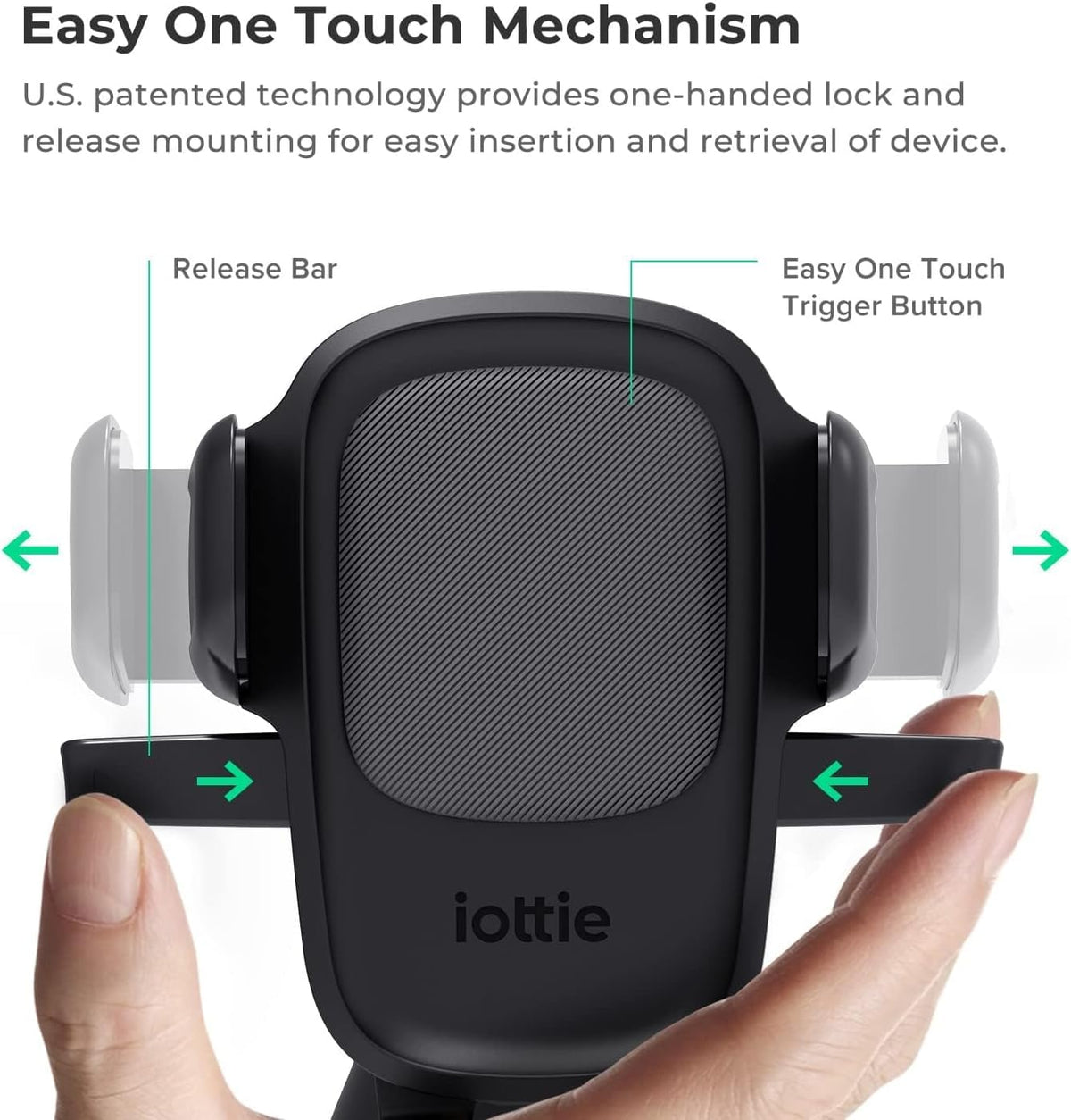 Easy One Touch Signature CD Slot Car Mount for Smartphone iPhone 18 (Signature)