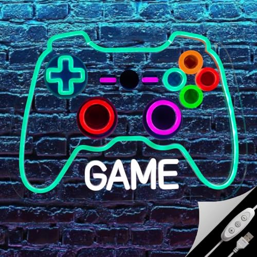 Gamer Neon Sign for Game Room Decor