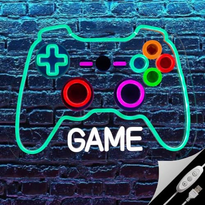 Gamer Neon Sign for Game Room Decor