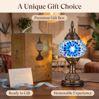 DIY Turkish Mosaic Lamp Kit with Gift Box