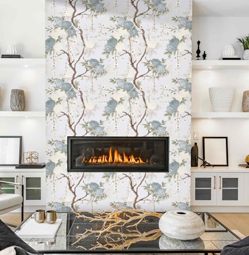 Vintage Floral Peel and Stick Wallpaper