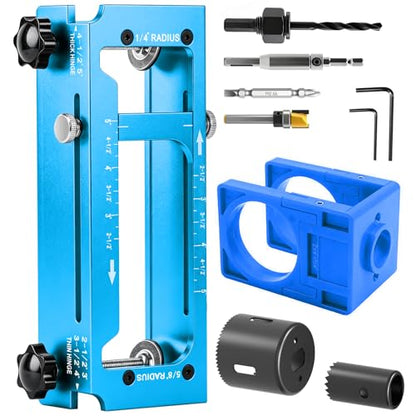 Door Hinge Jig & Lock Installation Kit