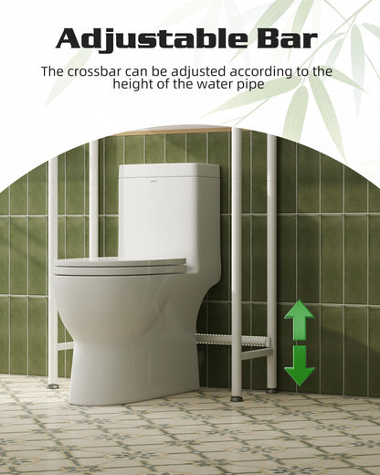 Bamboo Over The Toilet Storage Shelf 2 (2tier)