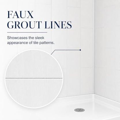 3 Piece Shower Wall Panel Surround Kit
