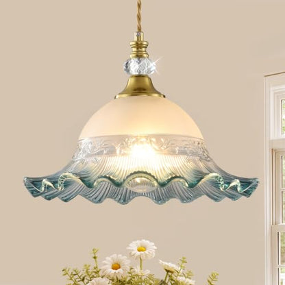 1 Pack Vintage Crystal Pendant Light Fixtures