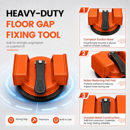 Floor Gap Fixer Tool Double 90° Suction Cup Flooring Repair Kit