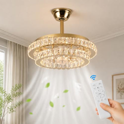 20" Ceiling Fan with Lights and Remote