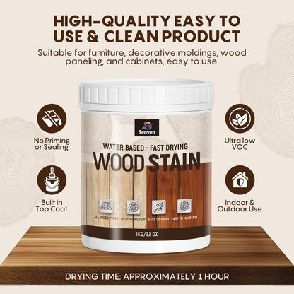 Wood Stain Walnut Wood Stain (Walnut / 17 Fl Oz)