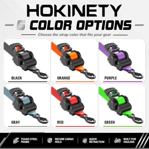 Retractable Ratchet Straps