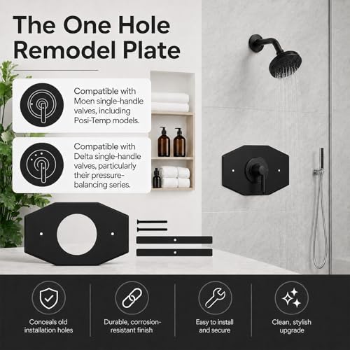 One Hole Remodel Cover Shower