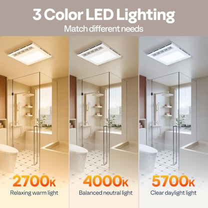 Bathroom Exhaust Fan with Light