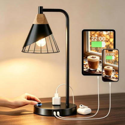 Industrial Table Lamp for Bedroom