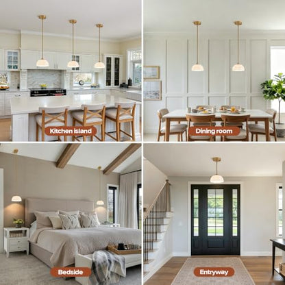 Milk Glass Pendant Light
