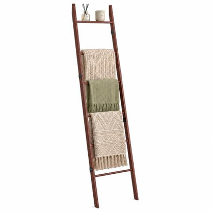 6 Tier Blanket Ladder with Shelf