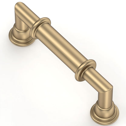 5 Pack Champagne Bronze Cabinet Pulls 3 Inch (3" Hole Center / Champagne Bronze)