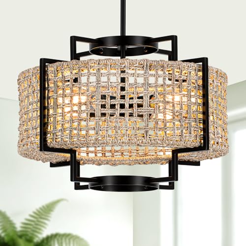 Rattan Chandelier