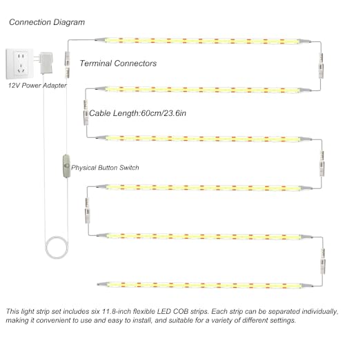 COB LED Strip Lights 6 Pre