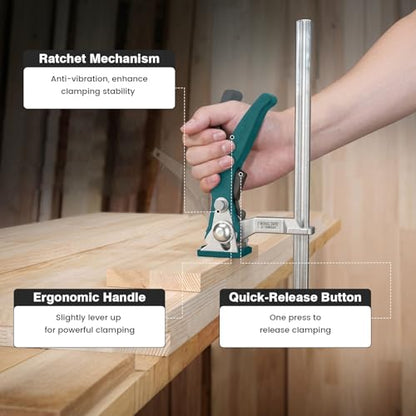 Quick Release Ratcheting Table Clamp