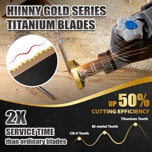 Titanium Oscillating Saw Blade Kit for Metal