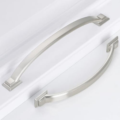 10 Pack 3 Inch (Brushed Satin Nickel / 3'' Hole Center(76mm))