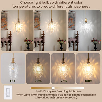 Modern Gold Pendant Lights (Gold)
