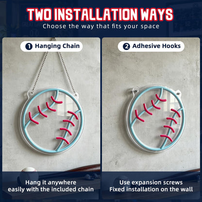 Baseball Neon Sign (Baseball-blue-0703)