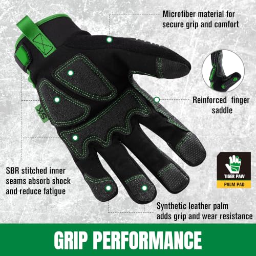 Unisex Heavy impact Touchscreen Work Gloves