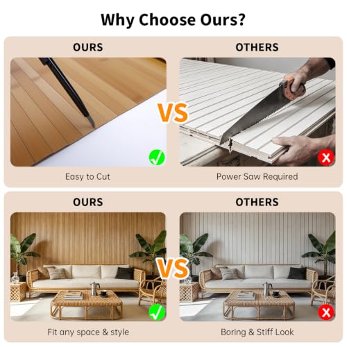 Natural Bamboo Wall Panel for Interior Wall Decor