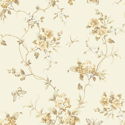 Peel and Stick Wallpaper Floral Wall Paper Modern Decorative Self Adhesive Removable Wallpaper