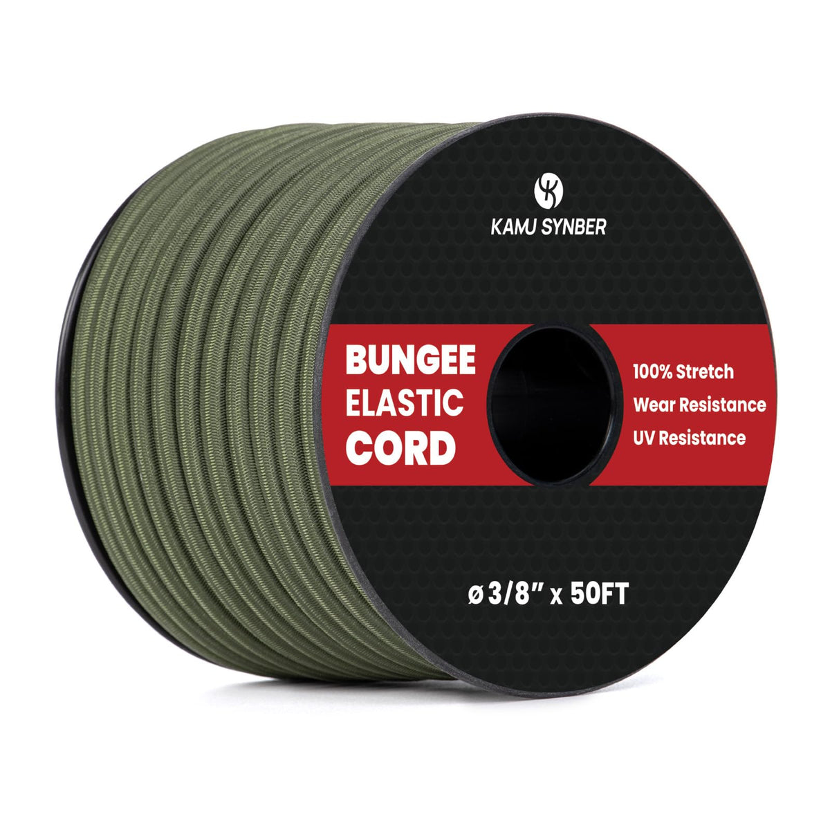 Bungee Cord 3 (Army Green / 3/8" x 50FT)