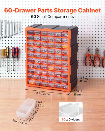 60 Drawer Storage Organizer (60-Drawers)