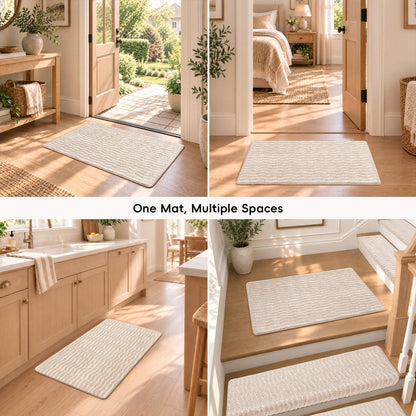 Stair Landing Mat (Oat Beige / 2' x 3' (Rectangular))