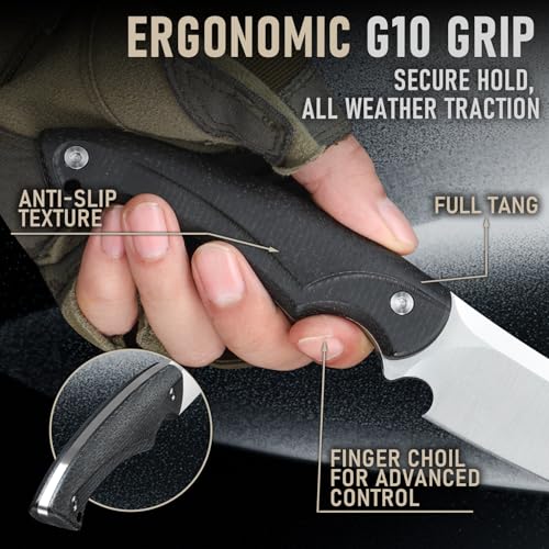 Fixed Blade Knife with Sheath