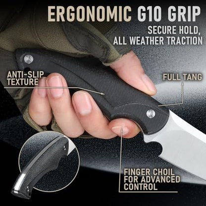 Fixed Blade Knife with Sheath