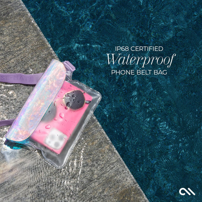 Soap Bubble IP68 Waterproof Fanny Pack (Iridescent Clear)