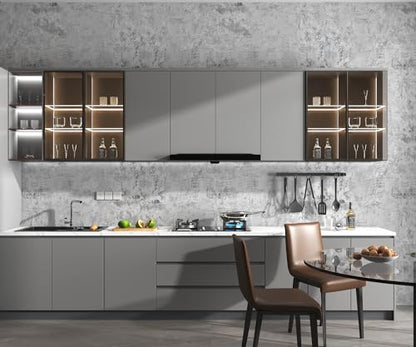 Concrete Wallpaper Peel and Stick Grey Wallpaper