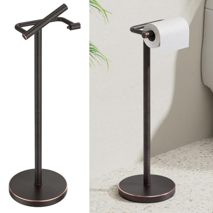 Freestanding Toilet Paper Holder Stand Free Standing