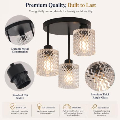 Semi Flush Mount Ceiling Light